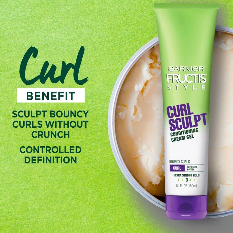 Benefits of Garnier Curl Sculpt Conditioning Hair Cream Gel